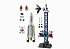 Игровой набор из серии «Космическая миссия» - Космическая ракета с базовой станцией  - миниатюра №2